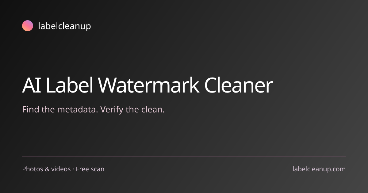 Label Cleanup